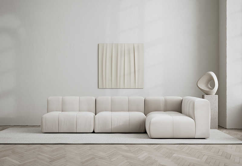 Cecco 4-Seater Corner Sofa Right in the group Furniture / All furniture at Layered (FVCEC4SEATCOR)