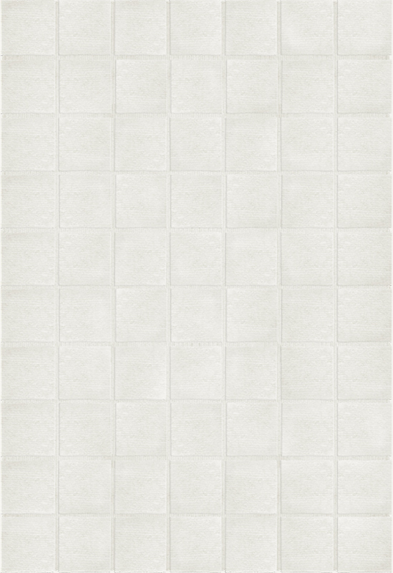 Piet Checked Bone White Wool Rug in the group Rugs / All rugs / Solid Rugs at Layered (PIETBW)