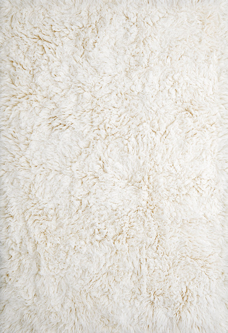 Shaggy Rug Bone White in the group Mattor at Layered (SHOW)
