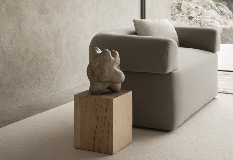 LOTTA AGATON Linen Look Armchair in the group Furniture / Armchairs at Layered (FLLOTACCC)