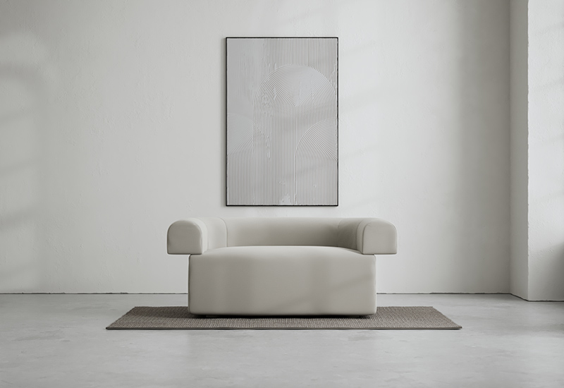 LOTTA AGATON Loveseat Linen Look in the group Furniture / Armchairs at Layered (FLLOTLSCC)