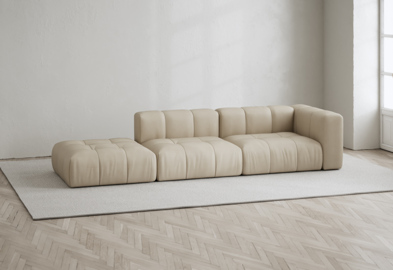 Cecco 3 seat Sofa Open Left in the group Furniture / All sofas at Layered (FVCEC3seatOPL)