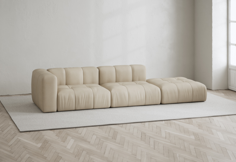Cecco 3 seat Sofa Open Right in the group Furniture / All sofas at Layered (FVCEC3seatOPR)