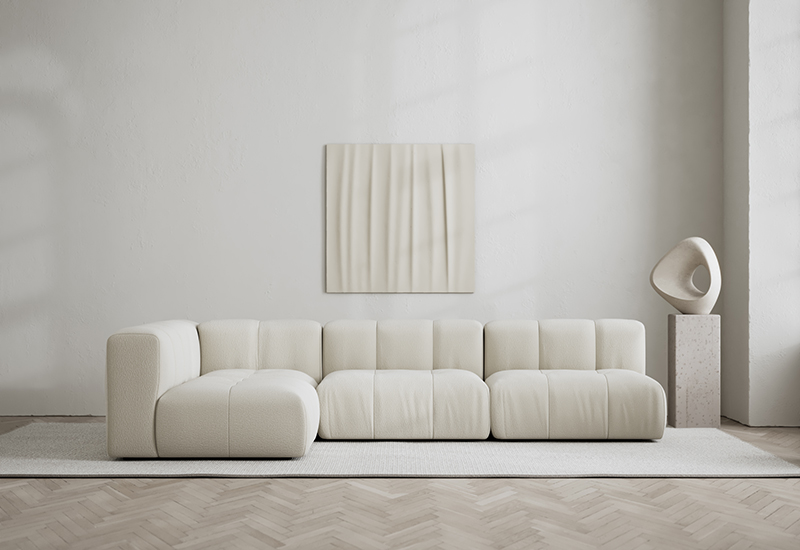 Cecco 4-seater Corner Sofa Left in the group Furniture / Modular sofas / Favorite combinations of modular sofas at Layered (FVCEC4SEATCOL)