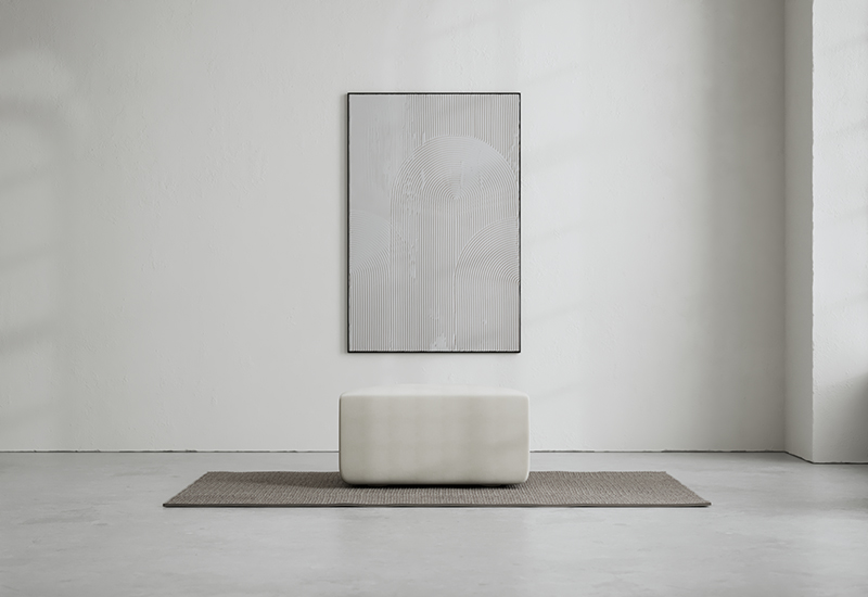 LOTTA AGATON Velvet Footstool in the group Furniture / Benches & Footstools at Layered (FVLOTSTTG)