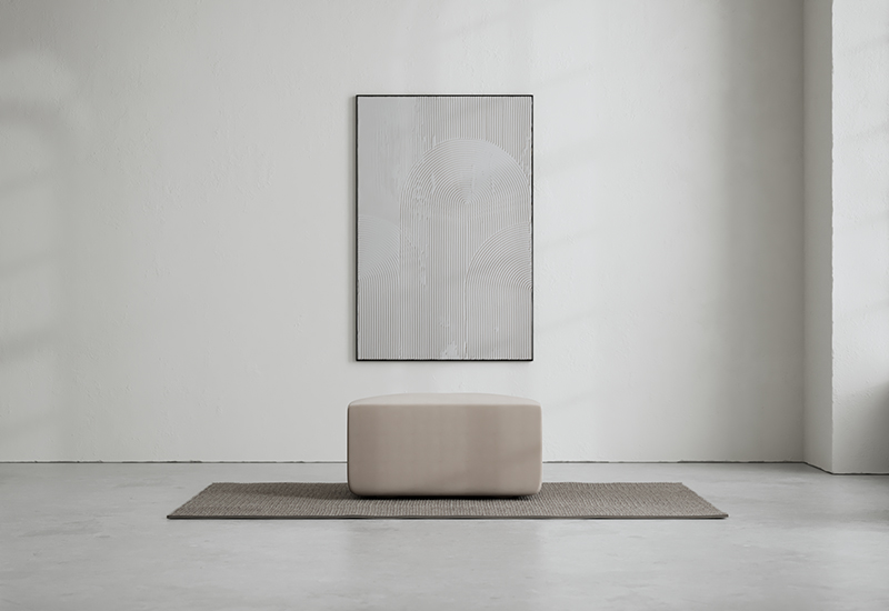 LOTTA AGATON Velvet Footstool in the group Furniture / Benches & Footstools at Layered (FVLOTSTWC)