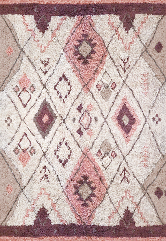 MODERN ORIENTAL Shaggy Rug in the group Rugs / Patterned Rugs at Layered (RESCAR)