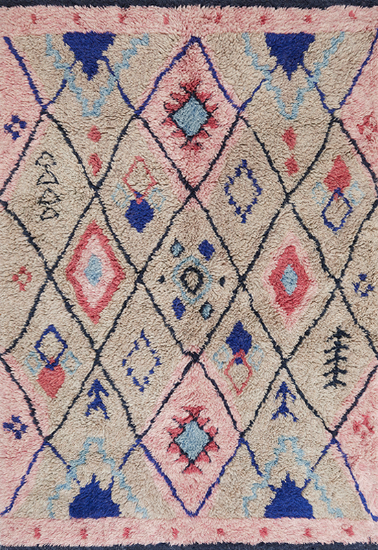 MODERN ORIENTAL Shaggy Rug in the group Rugs / Patterned Rugs at Layered (RESLAW)