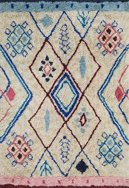 MODERN ORIENTAL Patterned Shaggy Rug in the group Rugs / All rugs at Layered (RESTRE)