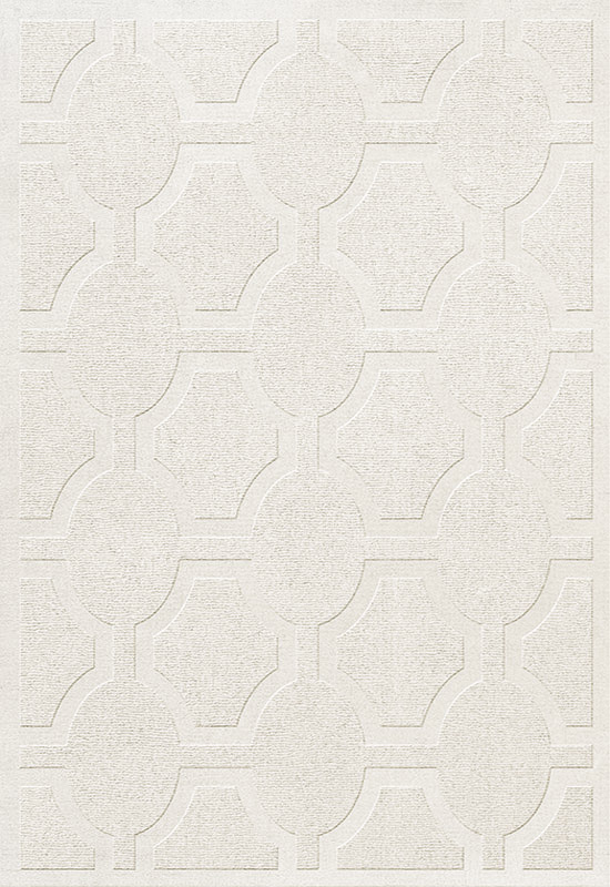 OVALS Wool Rug Bone White in the group Rugs / All rugs at Layered (WOVAOW)