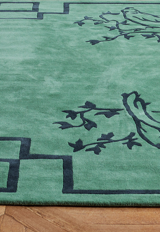 Chinoiserie Parrot Green