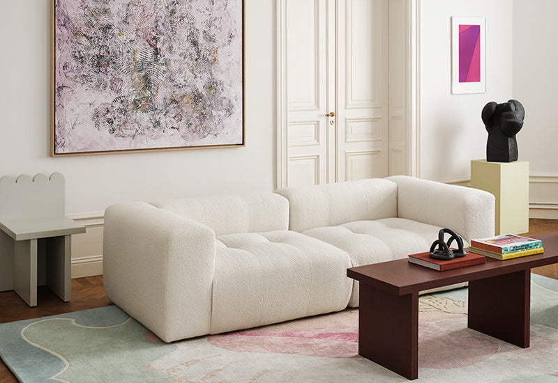 Cecco 3-seters sofa med divan venstre