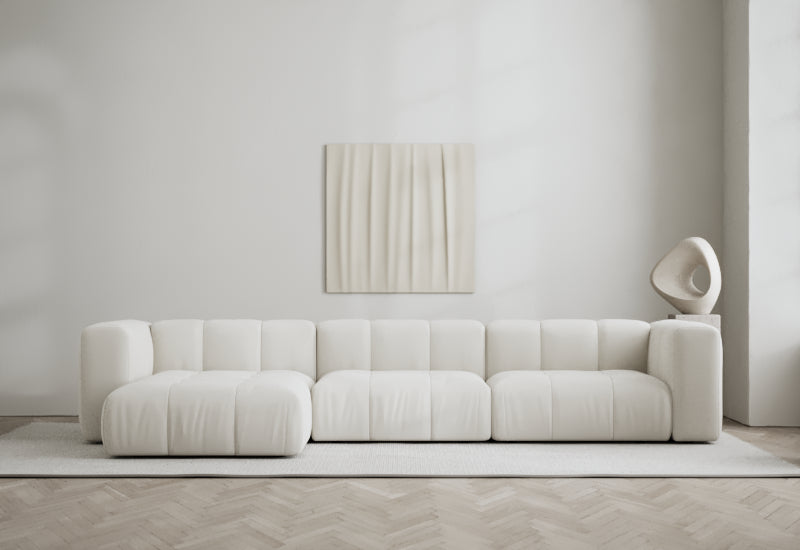 Cecco 3-seters sofa med divan venstre