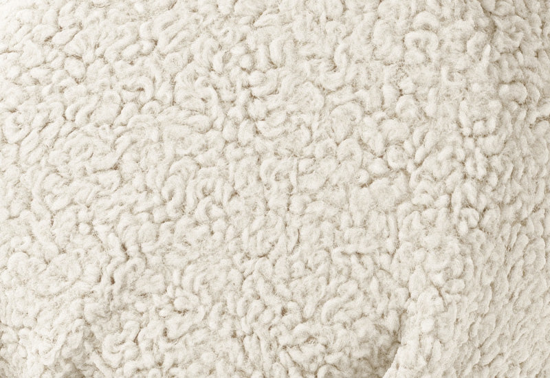 Shearling Pearly Off White Furn fab sample