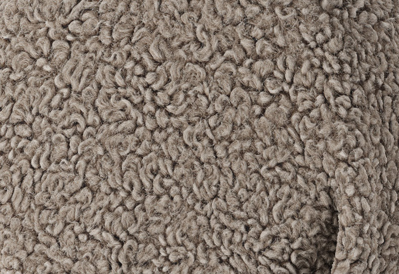 Shearling Warm Clay Furn Stoffprøve