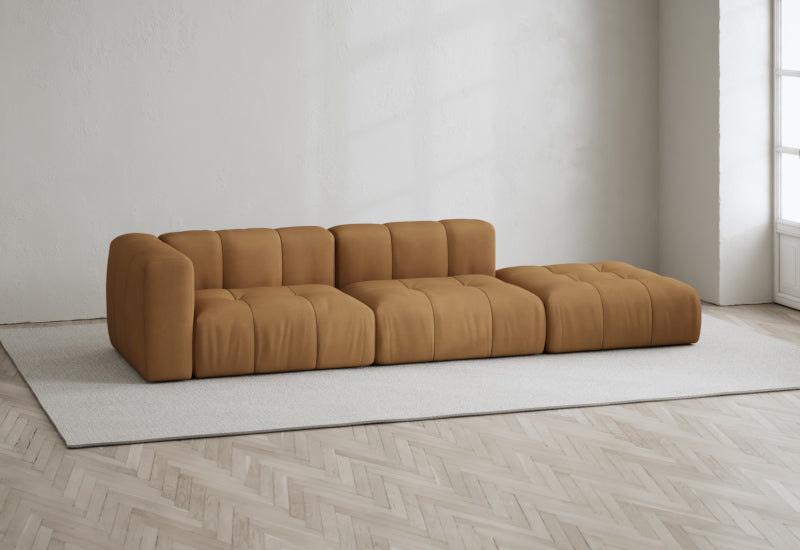 Cecco 3-Seat Sofa Open Right