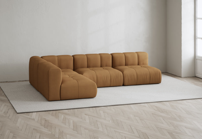 Cecco 4-Seat Corner Sofa Left