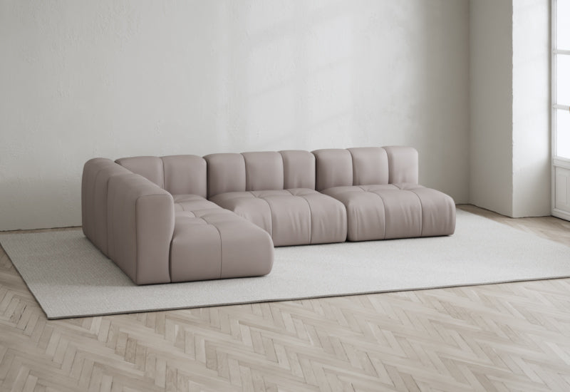 Cecco 4-Seat Corner Sofa Left