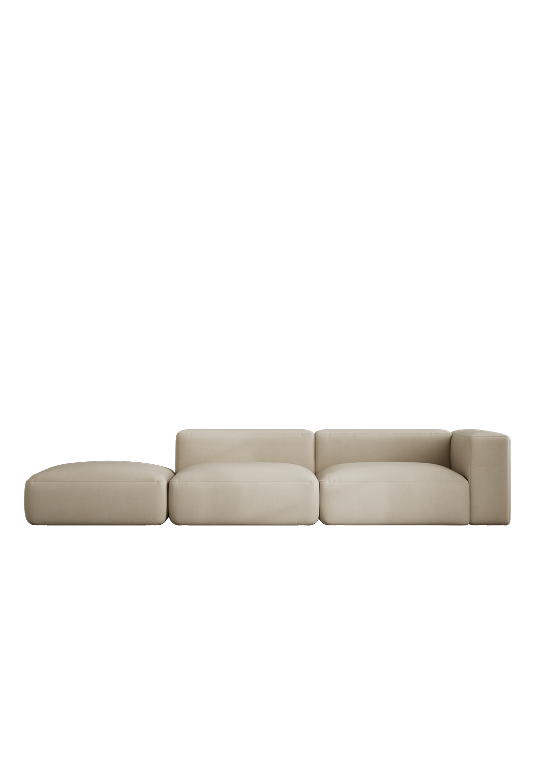 Rosso 3-Seat Sofa Open Left