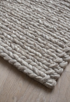 LOTTA AGATON Chunky Wool Rug Sand Melange
