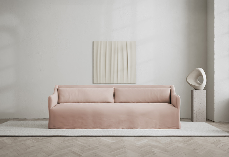 Somerset 2-seat Sofa Pink Blush in the group Furniture / All furniture at Layered (FLCLSOPB220)