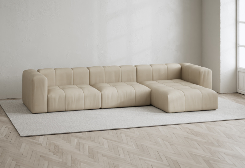 Cecco 3 Seat Sofa Lounge Right in the group Furniture / All sofas at Layered (FVCEC3seatLOR)