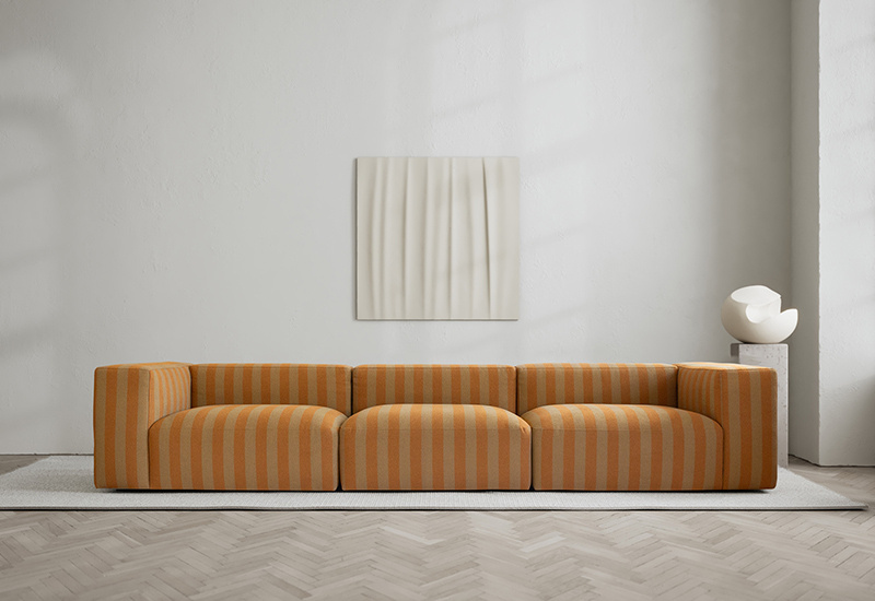 Rosso 3-seat Sofa Stripe in the group Furniture / All furniture at Layered (FWROS3SEAT)