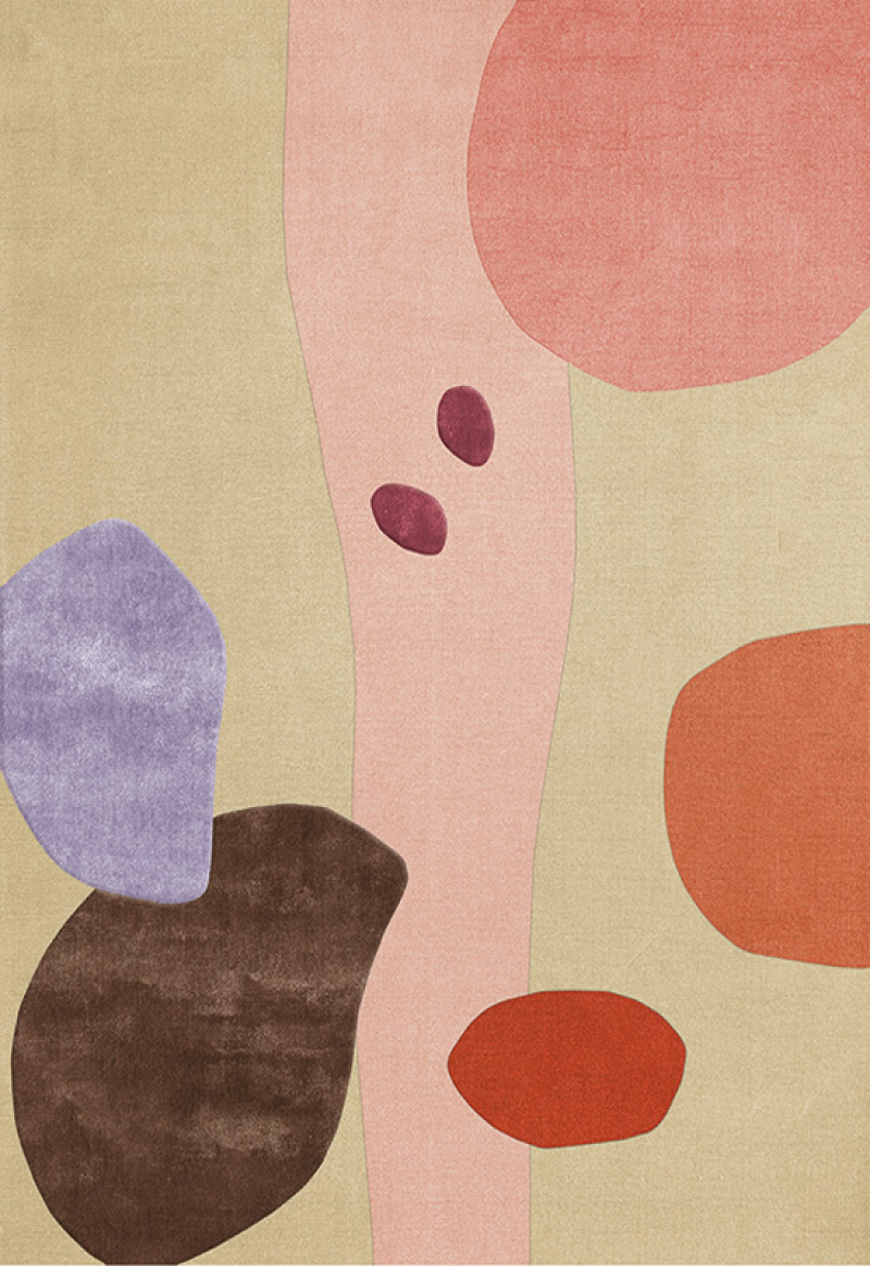 Magical Garden Wool Rug in the group Rugs / All rugs / Rugs in pastels at Layered (PKMG)