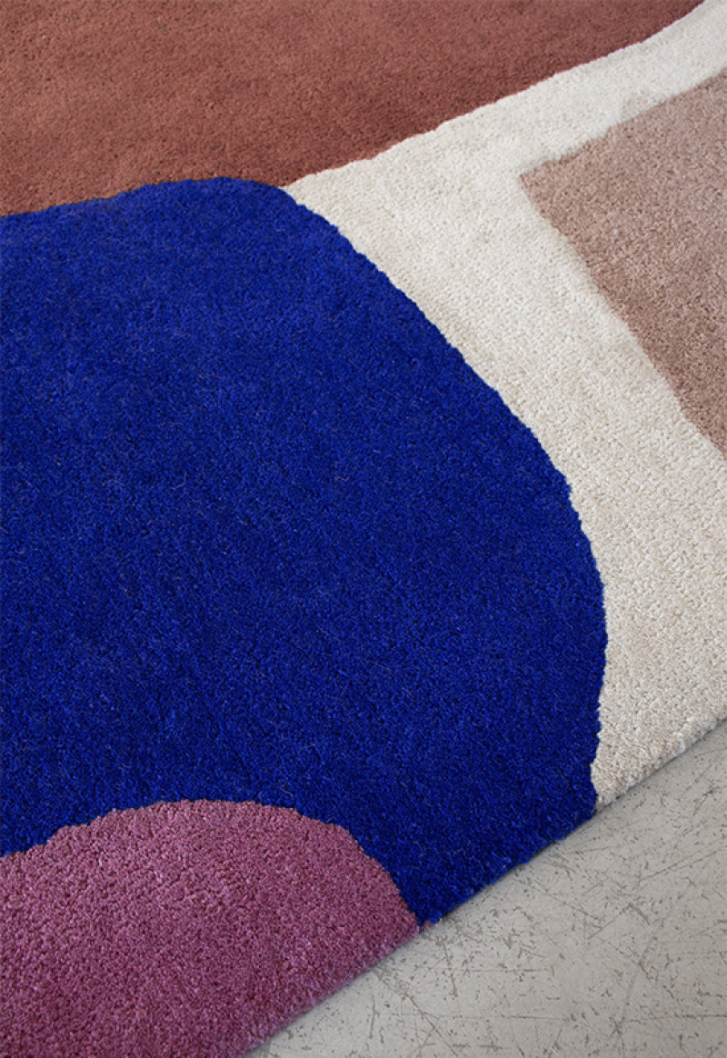 LAKE Wool Rug | Layered