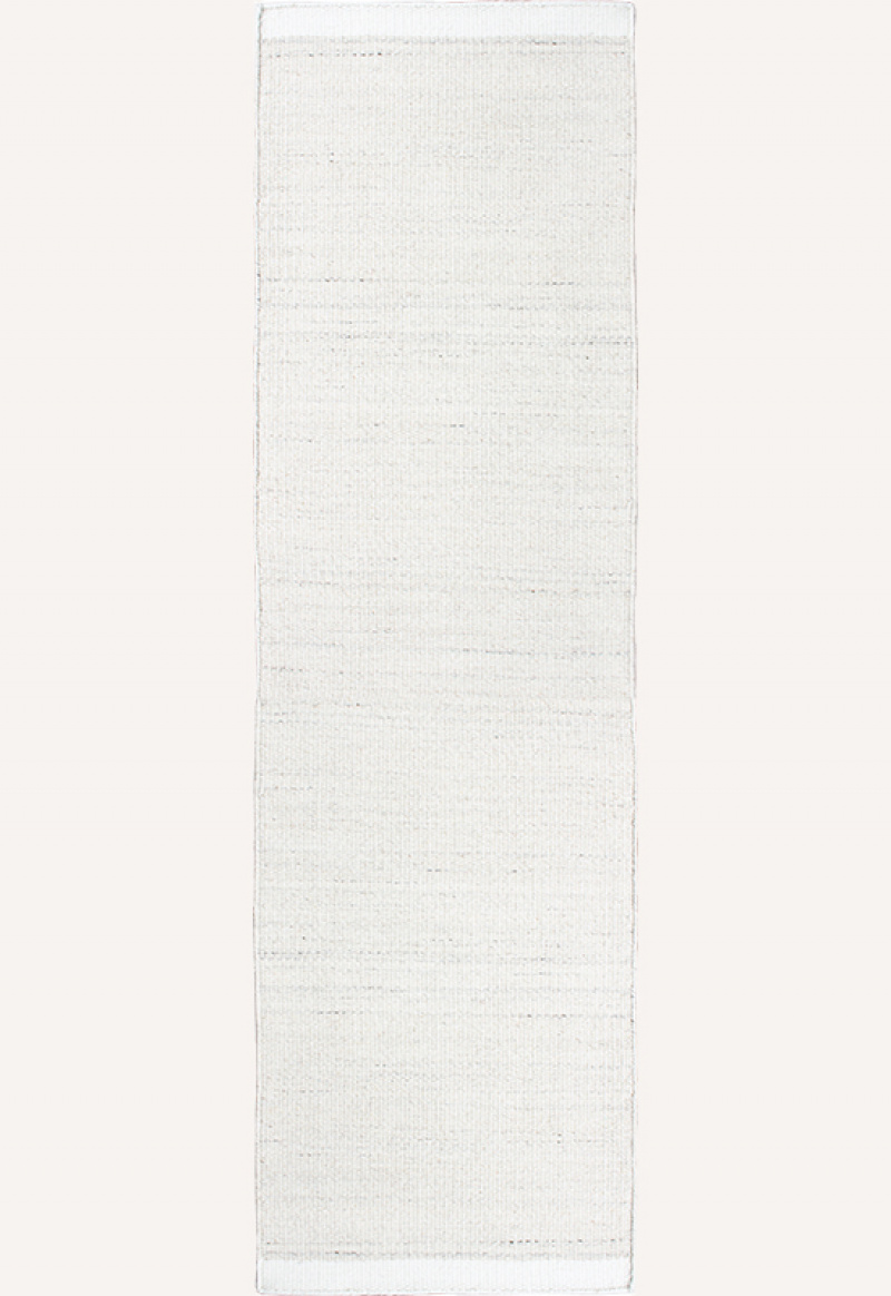 Kanso Runner Wool Bone White in the group Rugs / Patterned Rugs at Layered (SHKABWR)
