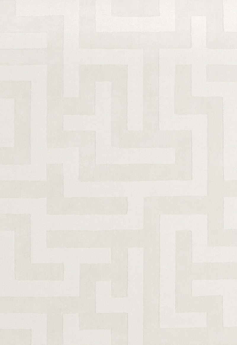 Byzantine Grande Bone White Wool Rug in the group Rugs / All rugs / Checked rugs at Layered (WBYZGBW)