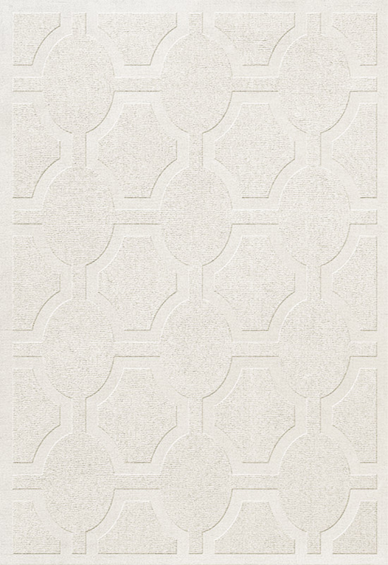 Ovals Wool Rug Bone White in the group Rugs at Layered (WOVAOW)